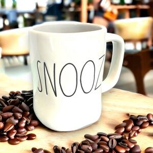 Rae Dunn SNOOZE Mug. Great Mom Gift Dad Gift Rae Dunn Collectible Gift NWOT
